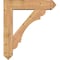 Ekena Millwork Olympic Arts and Crafts Smooth Bracket w/ Offset Brace, Western Red Cedar, 7 1/2"W x 32"D x 36"H BKT0806X32X36OLY03SWR - alternate 2